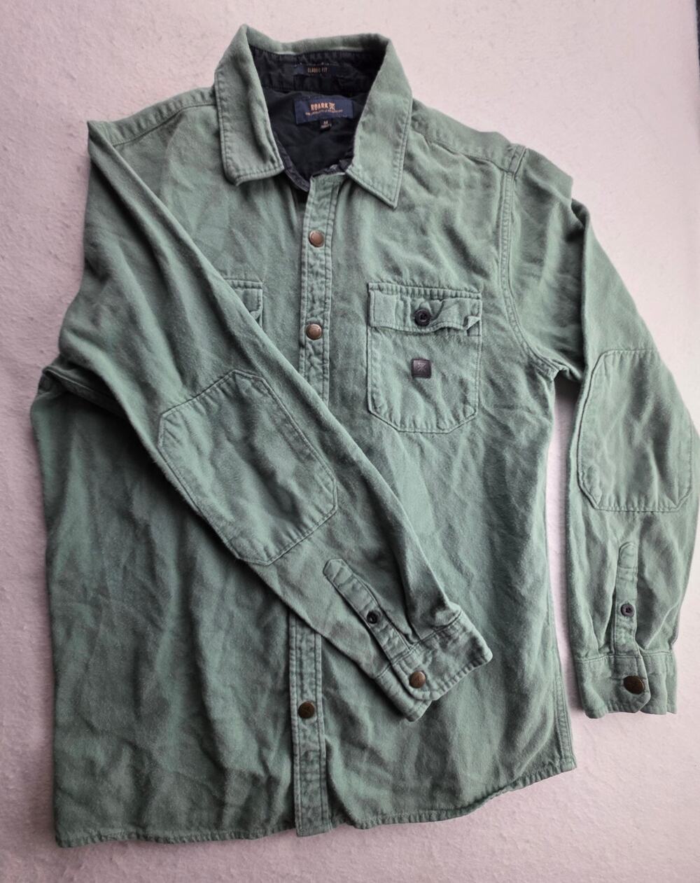 Roark Classic Fit Blue Long Sleeve Button Down Size Medium